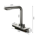 GobekUsa Digital Display Pull Out Kitchen Faucet - Single Hole Temperature Mixer