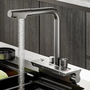GobekUsa Digital Display Pull Out Kitchen Faucet - Single Hole Temperature Mixer