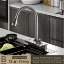 GobekUsa Digital Display Pull Out Kitchen Faucet