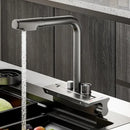 GobekUsa Digital Display Pull Out Kitchen Faucet - Single Hole Temperature Mixer