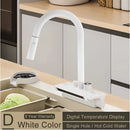 GobekUsa Digital Display Pull Out Kitchen Faucet