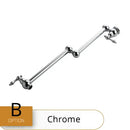 GobekUsa Double Joint Spout Brass Kitchen Faucet, Single Hole Two Handle Swing Arm