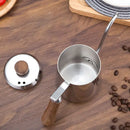 Modern stainless steel gooseneck drip coffee pot kitchen kettle by Decorbites