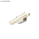 GobekUsa Stainless Steel LED Vanity Sconce with Acrylic Shade, Warm/White Light, 3 sizes available