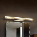 GobekUsa Stainless Steel LED Vanity Sconce with Acrylic Shade, Warm/White Light, 3 sizes available