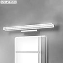 GobekUsa Stainless Steel LED Vanity Sconce with Acrylic Shade, Warm/White Light, 3 sizes available