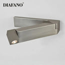 GobekUsa LED Bedside Wall Light 3W Angle Adjustable Sconce for Corridor Bedroom