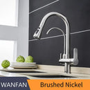 GobekUsa Crane Kitchen Faucet Three Ways Sink Mixer WF-0195