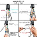 GobekUsa Crane Kitchen Faucet Three Ways Sink Mixer WF-0195