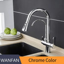 GobekUsa Crane Kitchen Faucet Three Ways Sink Mixer WF-0195