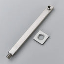 Modern stainless steel shower arm and head holder bathroom mount by Decorbites