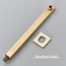 Modern stainless steel shower arm and head holder bathroom mount by Decorbites