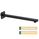Modern stainless steel shower arm and head holder bathroom mount by Decorbites