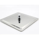 Modern stainless steel square ceiling rain shower head bathroom accessory by Decorbites