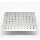 Modern stainless steel square ceiling rain shower head bathroom accessory by Decorbites