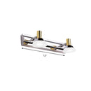 GobekUsa Modern Stainless Steel Wall Light with Acrylic Cone Shade - 2/3 Lights - Warm/White Lighting