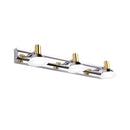 GobekUsa Modern Stainless Steel Wall Light with Acrylic Cone Shade - 2/3 Lights - Warm/White Lighting