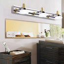 GobekUsa Modern Stainless Steel Wall Light with Acrylic Cone Shade - 2/3 Lights - Warm/White Lighting