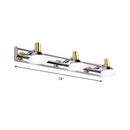 GobekUsa Modern Stainless Steel Wall Light with Acrylic Cone Shade - 2/3 Lights - Warm/White Lighting