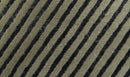 Modern Stripes Design Black And Brown Hand Tufted Custom Made Wool Area Rug