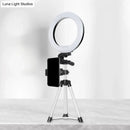 GobekUsa Modern Style USB LED Fill Flash Light with Tripod Design - Circle Metallic Vanity Lighting (Black)