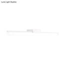 GobekUsa 16"/20" Ultra-Thin Acrylic LED Wall Light Sconce - Modern Style, Black or White Finish, Warm or White Light