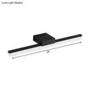 GobekUsa 16"/20" Ultra-Thin Acrylic LED Wall Light Sconce - Modern Style, Black or White Finish, Warm or White Light
