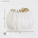 GobekUsa Modern Grey and White Sconce Light with Feather Detail for Parlor Wall