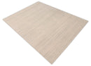 Modern Style Ivory Hand Loomed Wool Area Rug