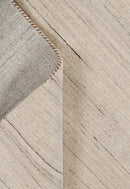 Modern Style Ivory Hand Loomed Wool Area Rug