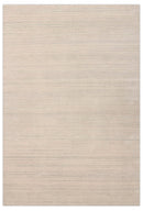 Modern Style Ivory Hand Loomed Wool Area Rug