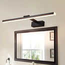 GobekUsa Slender Black LED Vanity Light in Modern Style - Wall Mount Lighting Idea, Warm/White Glow