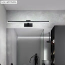 GobekUsa Slender Black LED Vanity Light in Modern Style - Wall Mount Lighting Idea, Warm/White Glow