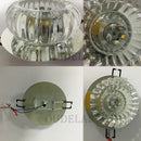 Modern sunburst crystal led flush mount ceiling light for living room by Decorbites