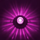 Modern sunburst crystal led flush mount ceiling light for living room by Decorbites