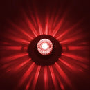 Modern sunburst crystal led flush mount ceiling light for living room by Decorbites