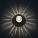 Modern sunburst crystal led flush mount ceiling light for living room by Decorbites