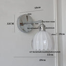 GobekUsa Iron Ceramic LED Wall Light Modern Living Room Sconce Wandlamp