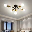 GobekUsa Brass Ceiling Light: Modern Restaurant Home Decor, E27 Bedroom Kitchen Living Room Fixture