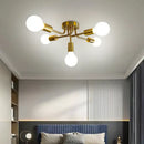 GobekUsa Brass Ceiling Light: Modern Restaurant Home Decor, E27 Bedroom Kitchen Living Room Fixture