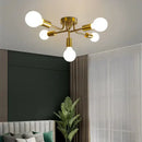 GobekUsa Brass Ceiling Light: Modern Restaurant Home Decor, E27 Bedroom Kitchen Living Room Fixture