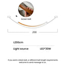 GobekUsa Designer LED Tube Suspension Chandelier for Living Room and Bar