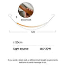 GobekUsa Designer LED Tube Suspension Chandelier for Living Room and Bar