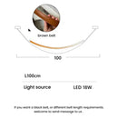GobekUsa Designer LED Tube Suspension Chandelier for Living Room and Bar