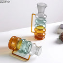 GobekUsa Bubble Glass Vase Hydroponics Plant Pot Table Decoration Floral Room Aesthetic Decor