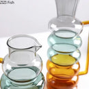 GobekUsa Bubble Glass Vase Hydroponics Plant Pot Table Decoration Floral Room Aesthetic Decor