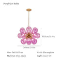 GobekUsa Glass Bubble Chandelier Ceiling Pendant Light for Modern Living Room Decor