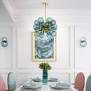 GobekUsa Glass Bubble Chandelier Ceiling Pendant Light for Modern Living Room Decor