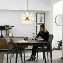 GobekUsa Glass Bubble Hanging Lamps Chandelier Modern Room Decor Ceiling Pendant Light