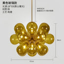 GobekUsa Glass Bubble Hanging Lamps Chandelier Modern Room Decor Ceiling Pendant Light
